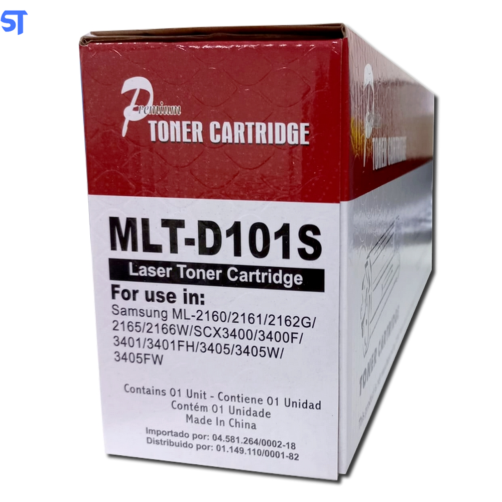Cartucho Toner Compatível Samsung D101S/ML2165/scx3405 (1.5k) Premium Cartridge