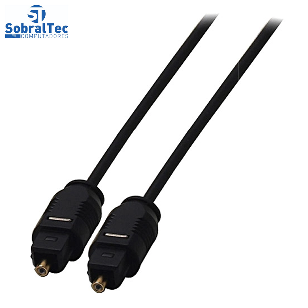 Cabo Óptico para Áudio ELG T5018HD Preto
