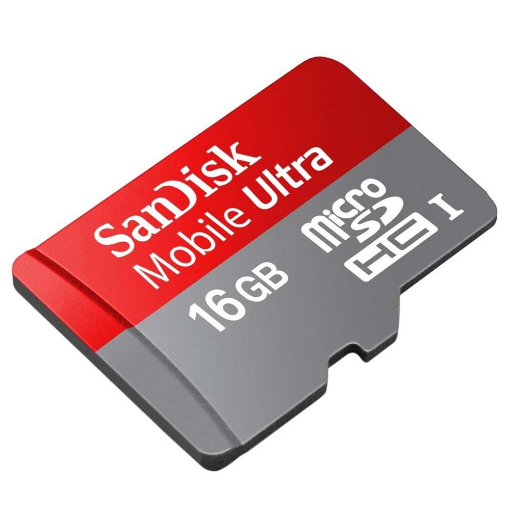 Cartão de Memória SanDisk 16GB Ultra MicroSDHC UHS-I Classe 10