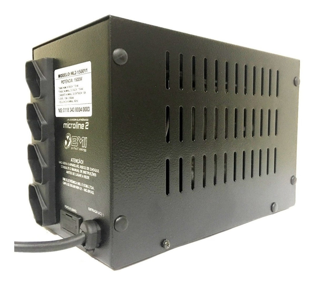 Estabilizador Profissional Microline 2 1500va W 110v Bmi
