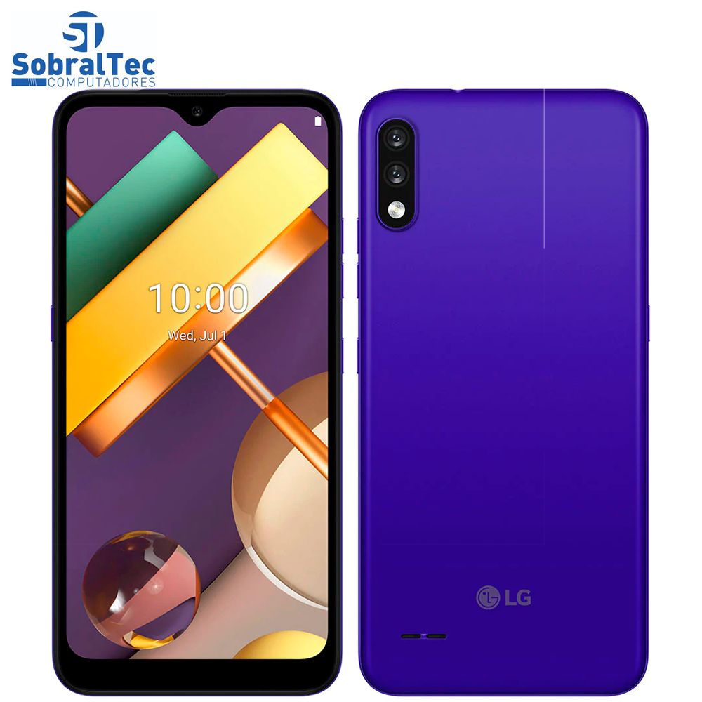 Celular LG K22 Plus 64GB 3GB RAM Dual SIM  4G LTE  Tela 6.2" Câmeras 12MP + 2MP e 5MP - Azul (LMK200HAW)