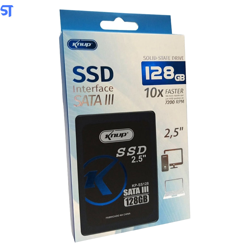 HD SSD Knup 128GB 2.5 Sata3 6Gb/s Ultra Velocidade - KP-SS128