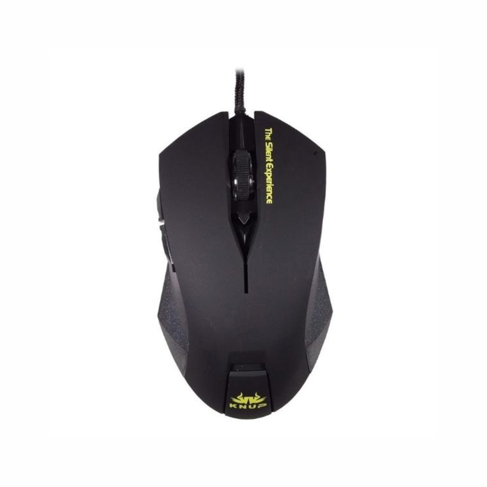 Mouse Gamer Silencioso Botoes Laterais 2400 Dpi -Knup  KP-V26