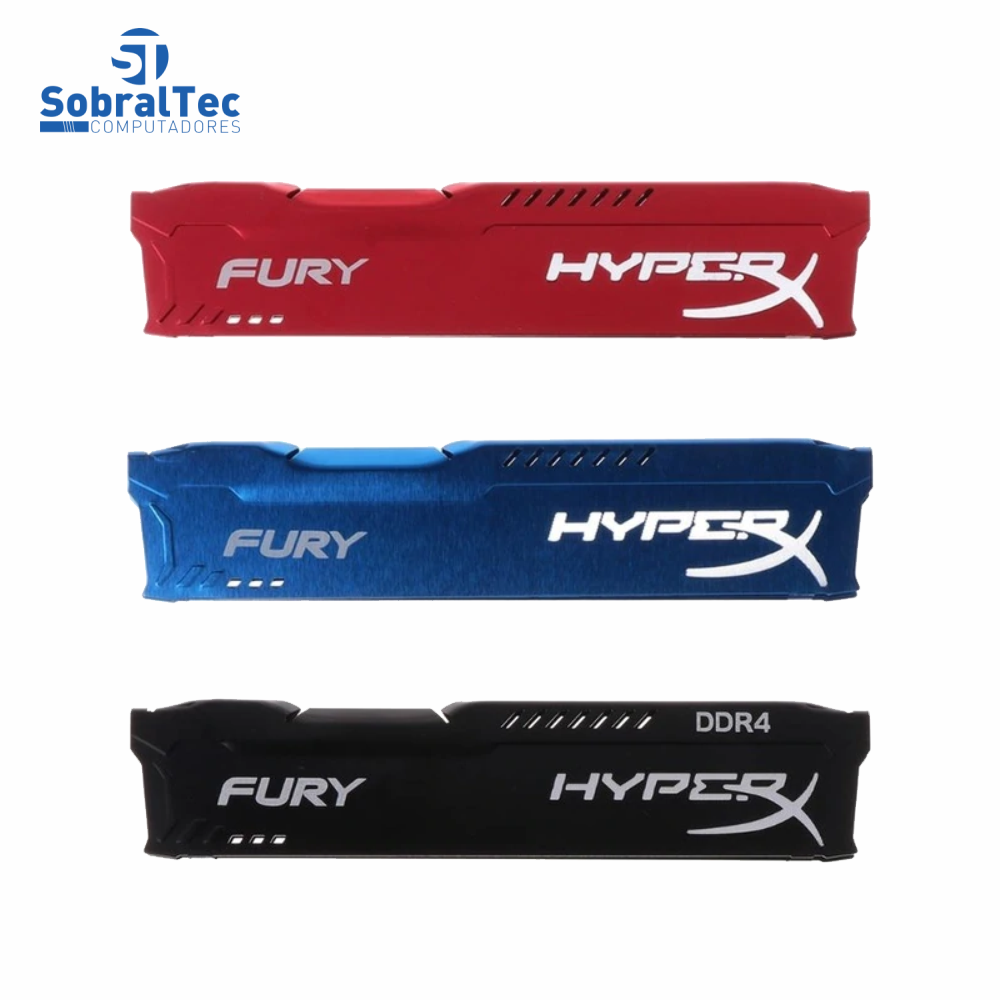 Dissipador De Memória Ram Ddr3 Ddr4 Para Desktop Thermal Pads HyperX Fury