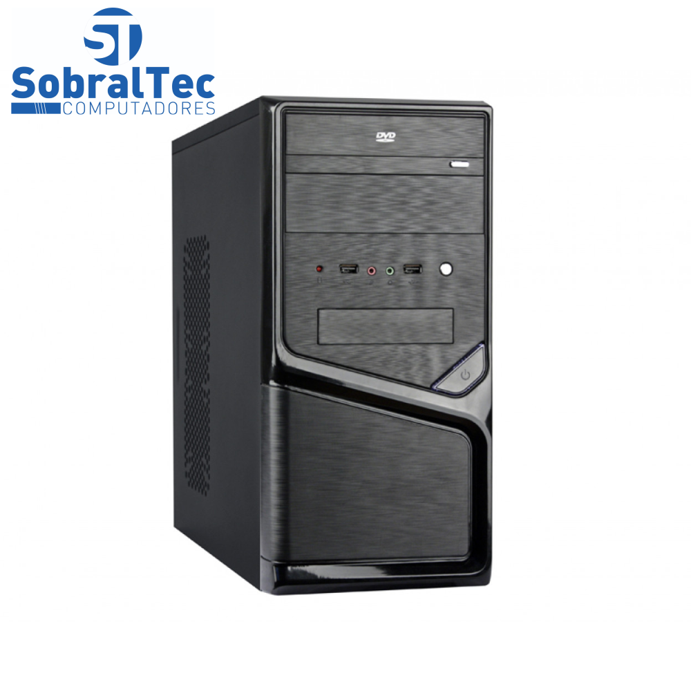 Computador Core i-3-8100 -HD SSD 128Gb- Memória Ran 4 GB DDr3 Com Placa 4 USB 3.0 Pr 1689