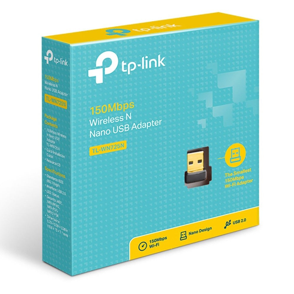 Nano Adaptador USB Wireless 150Mbps TL-WN725N - TP-Link