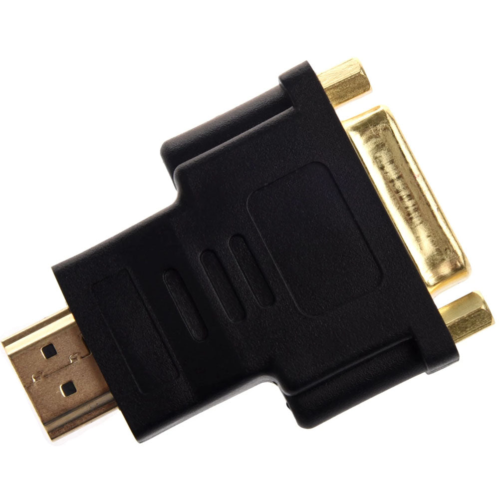 Adaptador Conector Dvi 24+1 Fêmea Para Hdmi Macho Banhado a Ouro