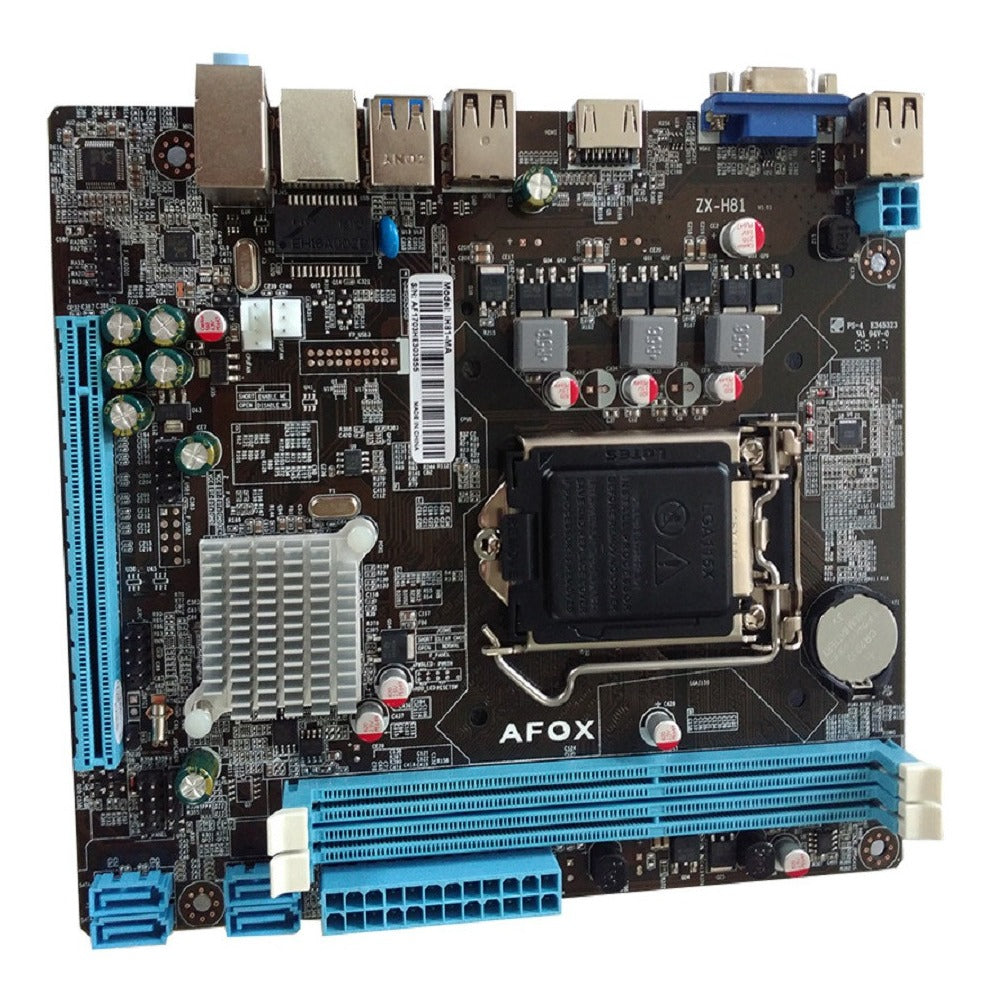 Placa Mãe Micro Atx Lga 1150 Ddr3 Afox IH81-Ma Intel