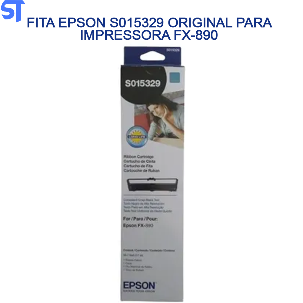 Fita Matricial para Epson FX-890 FX-890II FX890 FX890II S015329 | Original