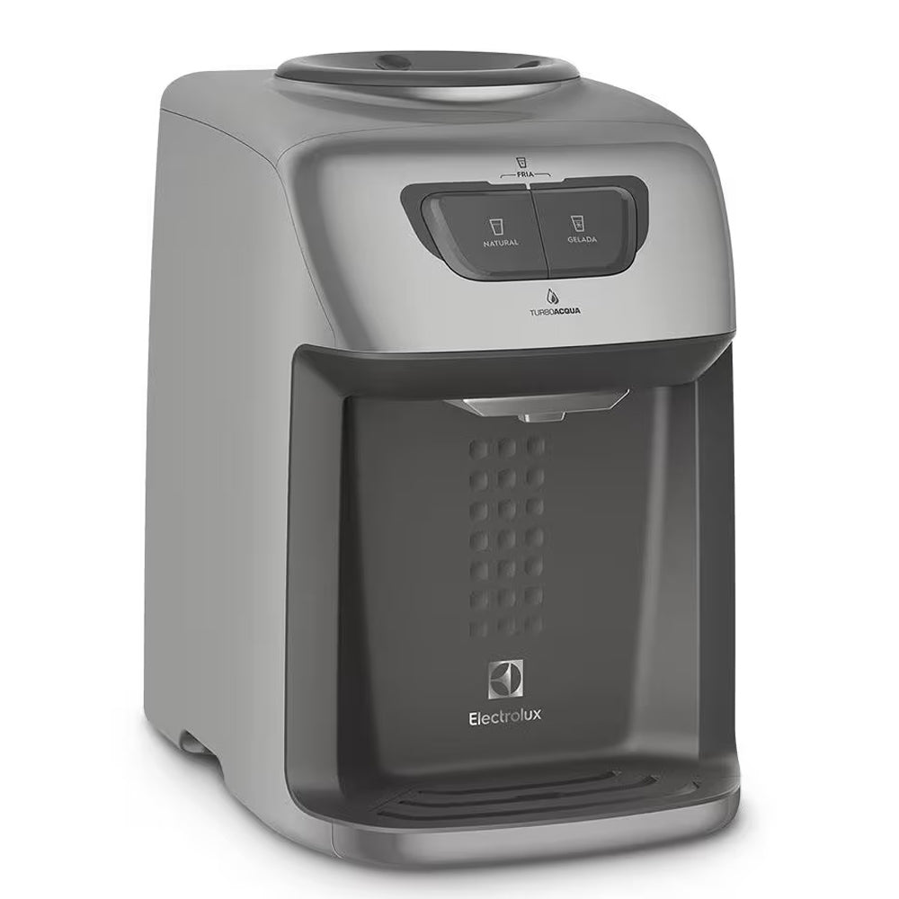 Bebedouro de Água Gelada Fria e Natural Eletrolux, Com Compressor, Controle de Temperatura Para Galão BC21X 220V Cinza