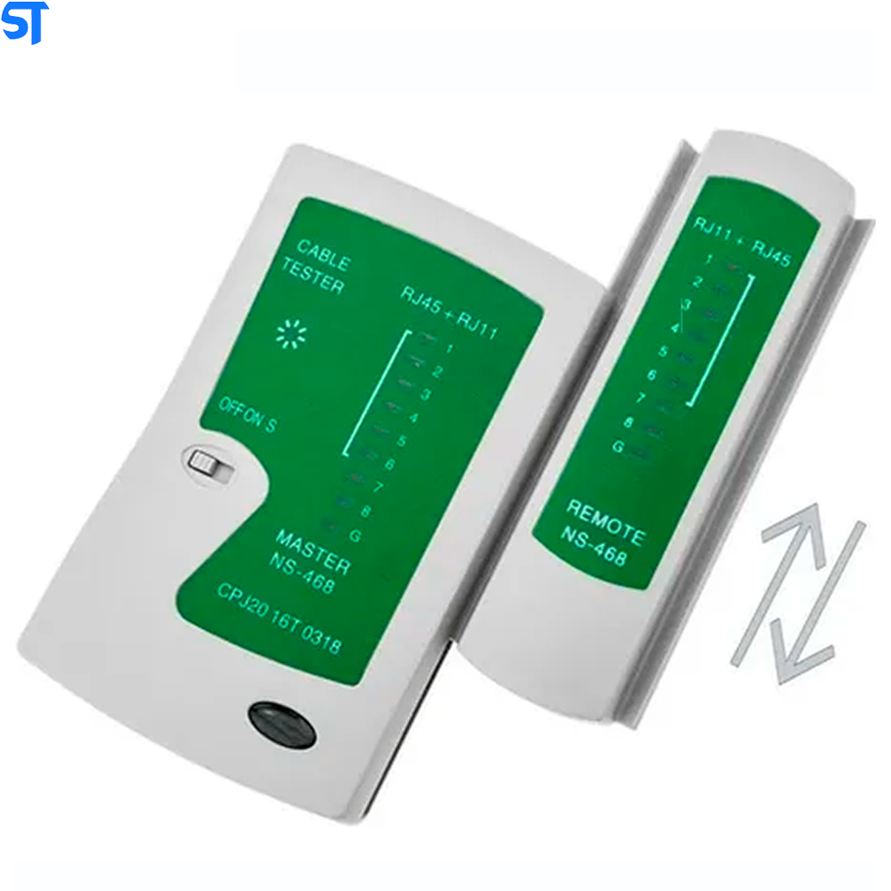 Testador De Cabo De Rede RJ45 - RJ11 KP-M0002