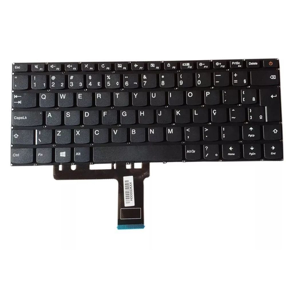 Teclado Notebook Lenovo Ideapad 110-14ibr Part Number PK131191A28 - Preto