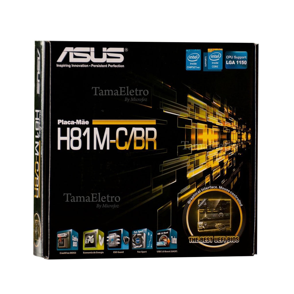 Placa Mãe Asus Ddr3 Intel H81M C/BR Lga 1150 Box