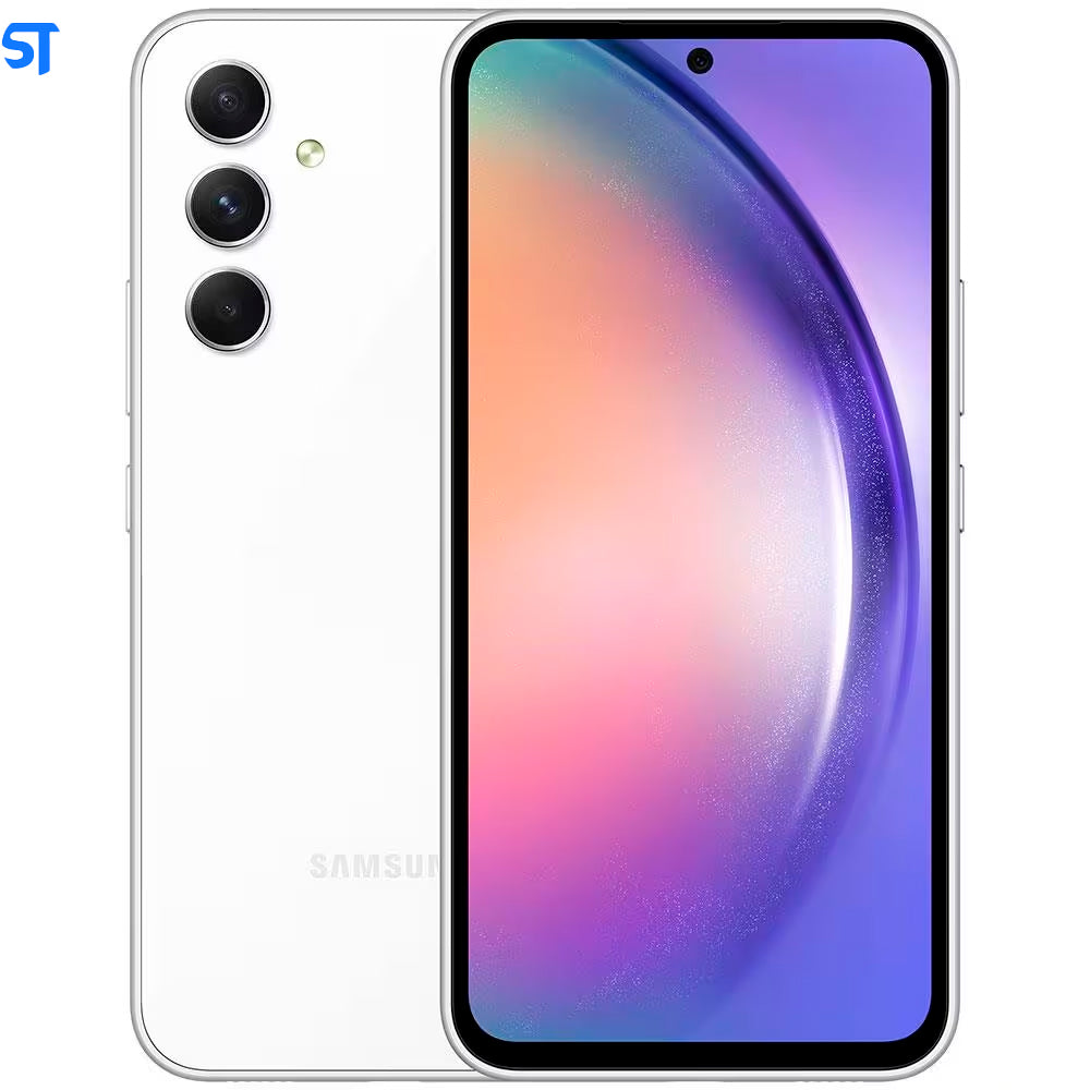 Smartphone Samsung Galaxy A54 256GB Branco 5G Octa-Core 8GB RAM 6,4" Câm. Tripla + Selfie 32MP Dual Chip