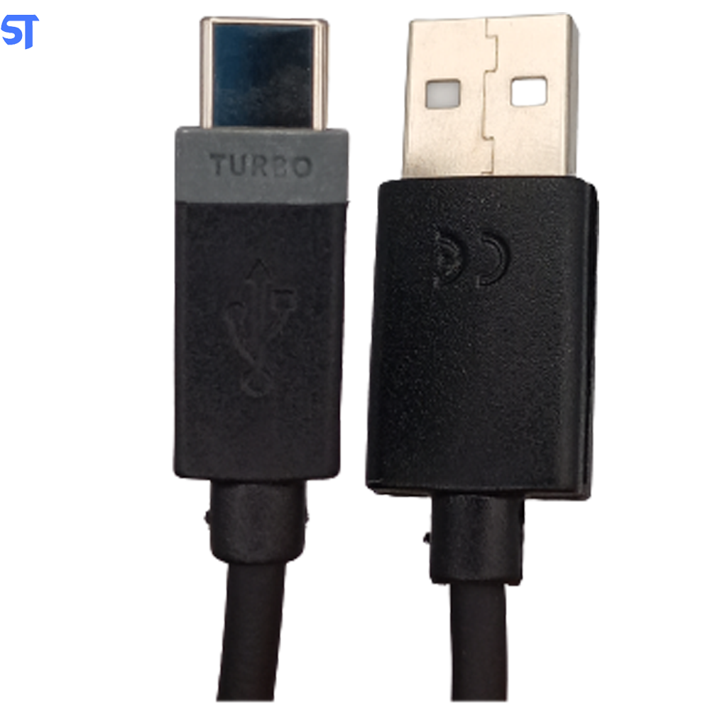 Cabo Motorola Carregamento Rápido Turbo USB á Tipo C 25W - Preto
