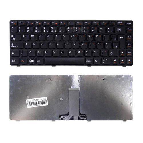 Teclado Notebook Ibm-Lenovo G480-Uk Pn Mb290-004- 25206644 | Preto ABNT2
