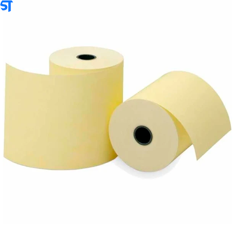 Caixa de Bobina Térmica Amarela 80mm x 40m 1 Via. Amarela ( 30 Unidade ) Rio Branco