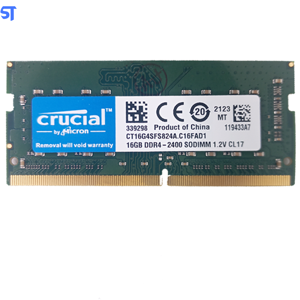 Memória Ram Notebook 16GB DDR4 2400Mhz - Crucial