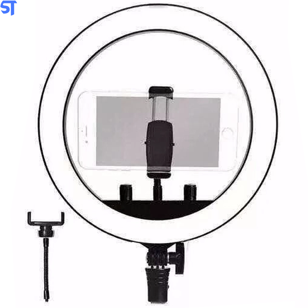 Kit Completo Ring Light C/ Tripé Dimmer Youtuber Selfie Pro - CENTRÃO