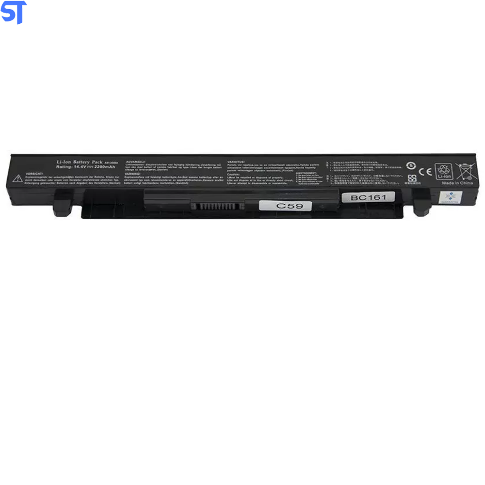 Bateria Notebook Compatível Com Asus A41-X550A X550D X550A - 4 Celulas - Preto - 14.4V