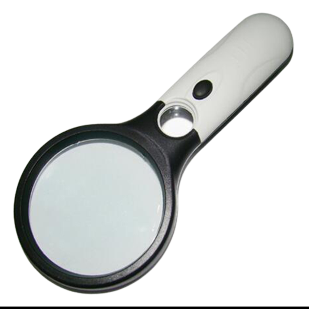 Lupa Handheld Com Led 3x 45x  Microscópio Ferramenta de Reparação de Jóias