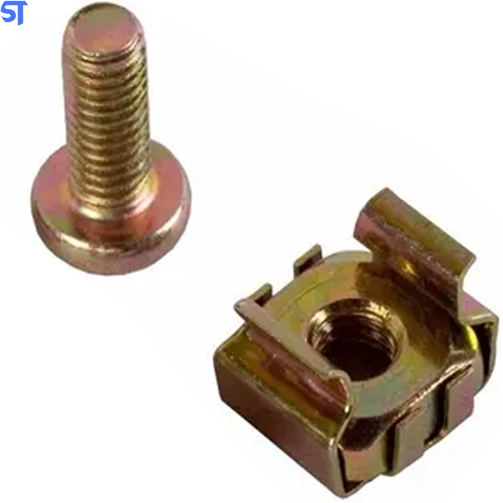 Kit Porca Gaiola M5 + Parafuso Para Rack