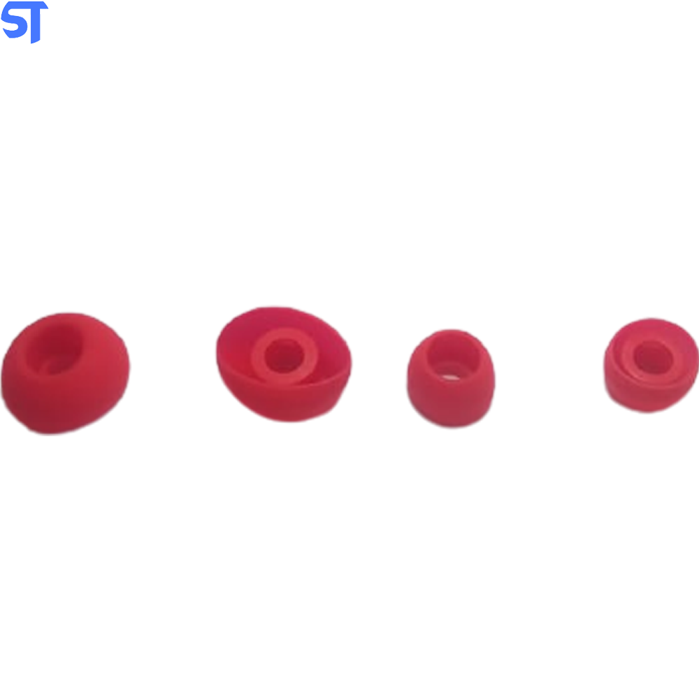 Fone De Ouvido Stereo Lelong Vermelho Com Borrachinhas Extras - LE-0233