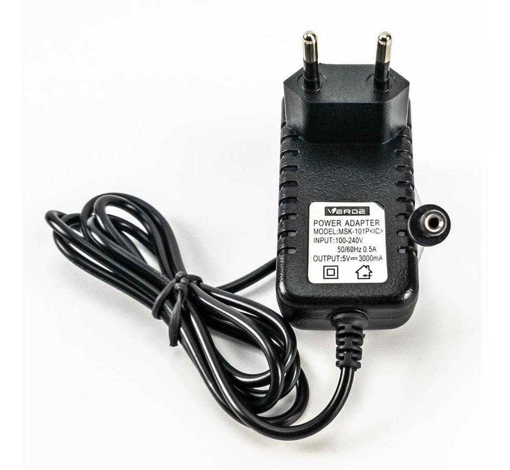 Fonte Ac/Dc 5V 3000mA Bivolt Verde Pino 5.5mm Para Tv Box