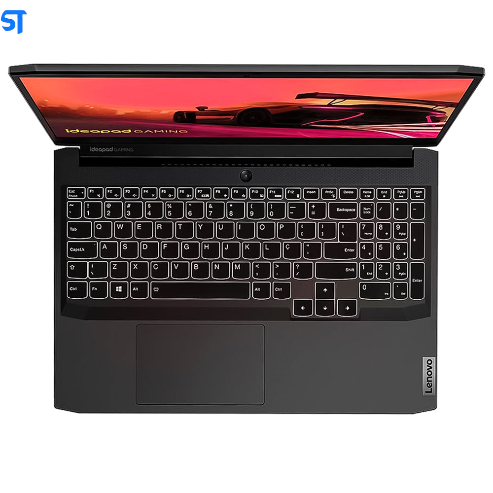 Notebook Gamer Lenovo Gaming 3 Ryzen 7-5800H, GTX1650, 8GB RAM, SSD 256GB, 15.6 Full HD Windows 11 Preto, 82MJ0001BR