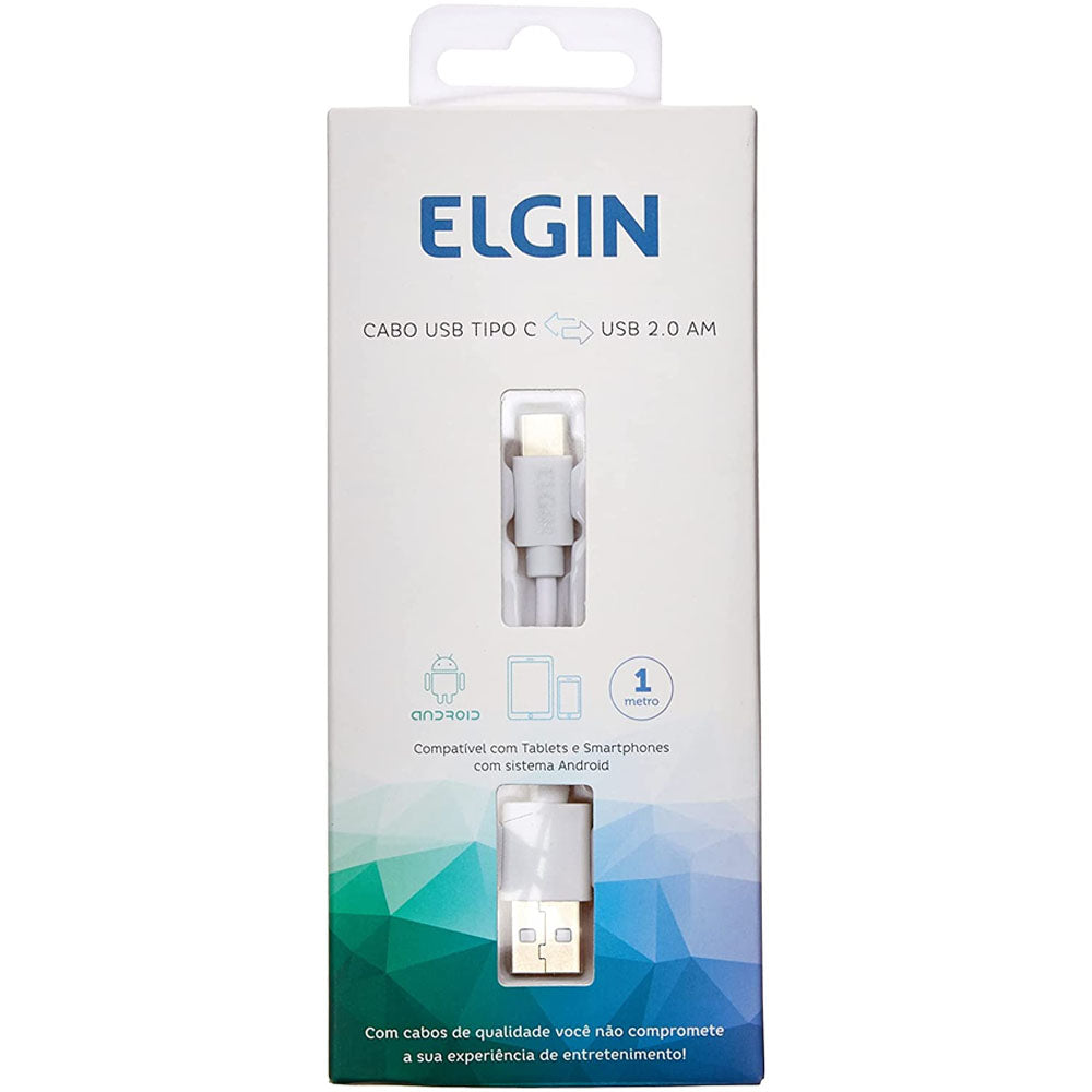 Cabo USB Tipo C 1,0 Metro Elgin 46RCTIPOC000