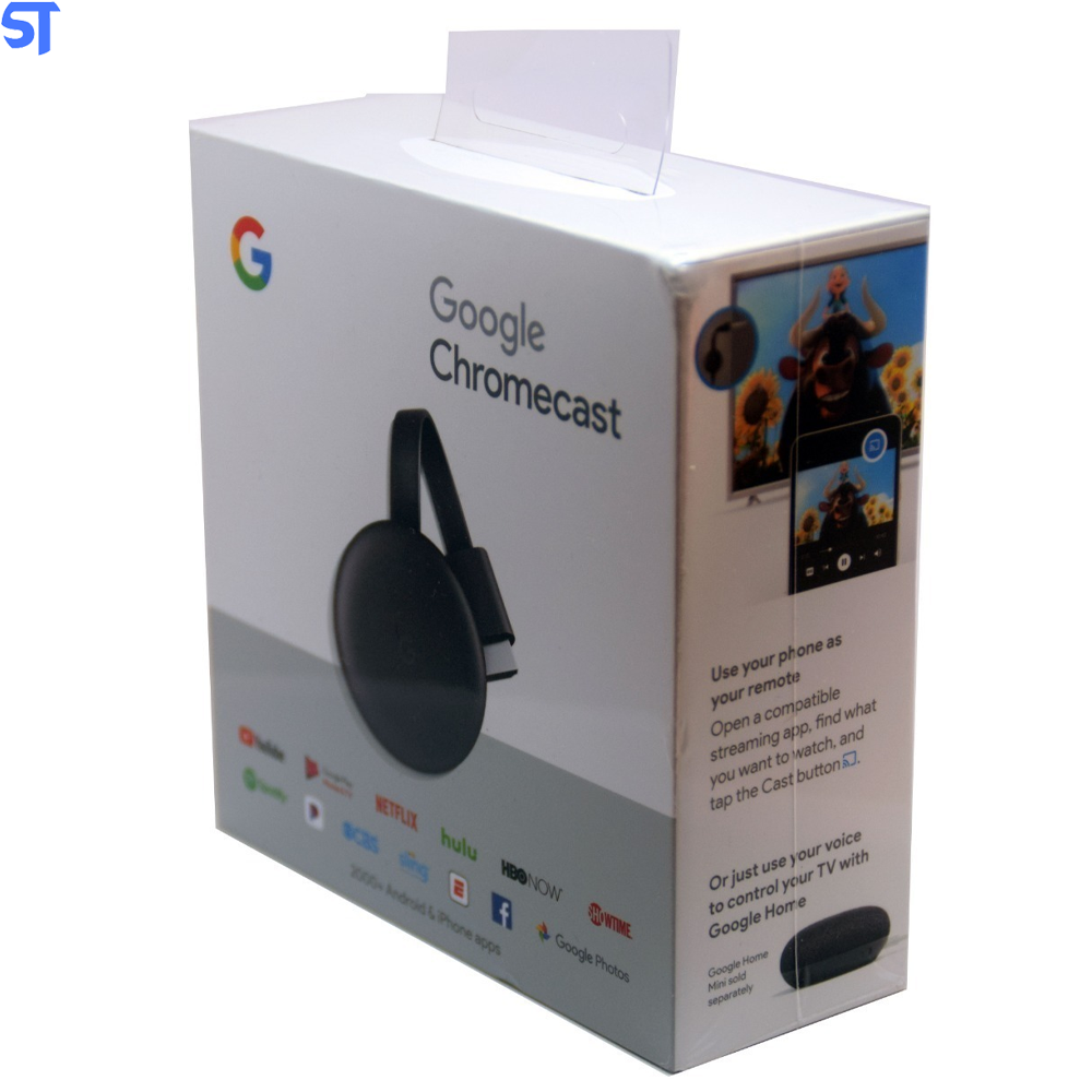 Google Chromecast 3 HDMI Full HD Resolução 1080p Wirelles Preto