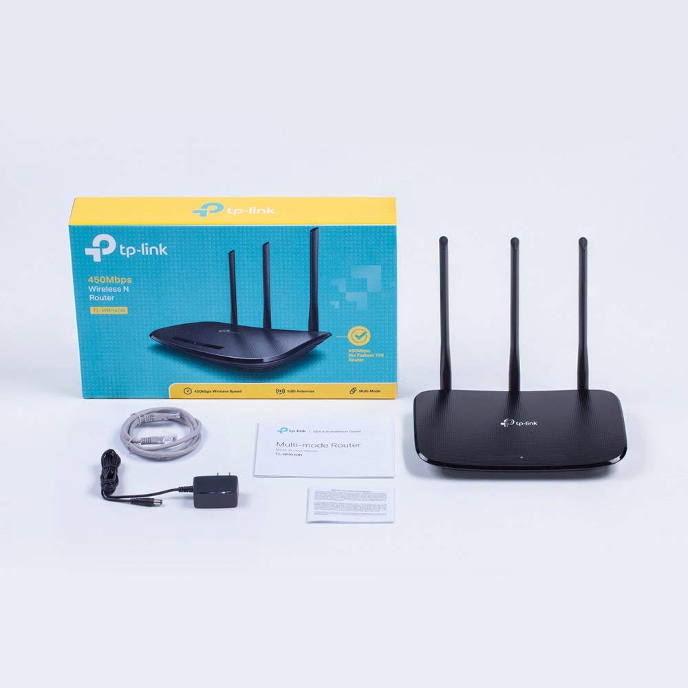 Roteador TP Link Wireless N 450Mbps TL WR940N Com 3 Antenas