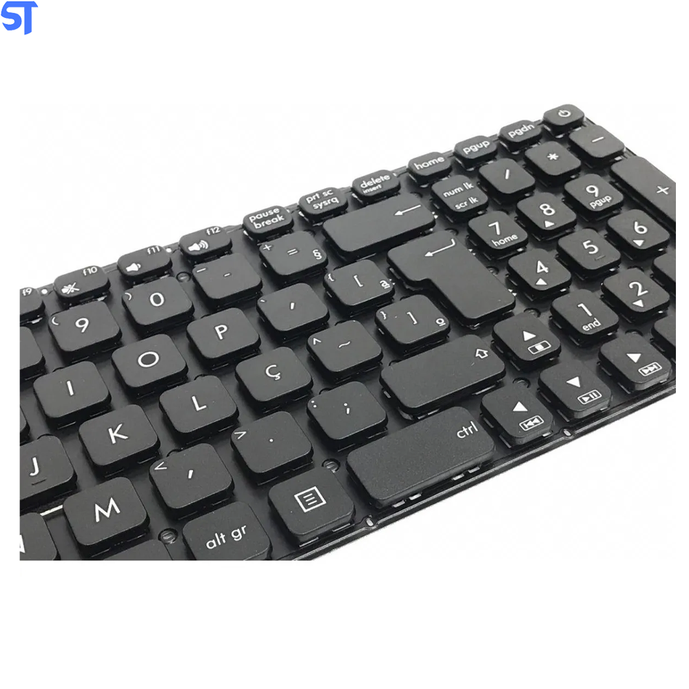 Teclado Notebook Compativel Com Asus X541n-Pd1003y - Black - BR - No Frame
