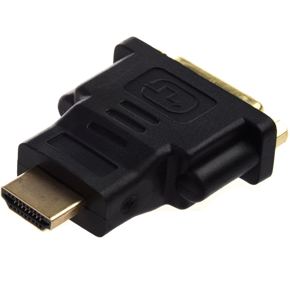 Adaptador Conector Dvi 24+1 Fêmea Para Hdmi Macho Banhado a Ouro
