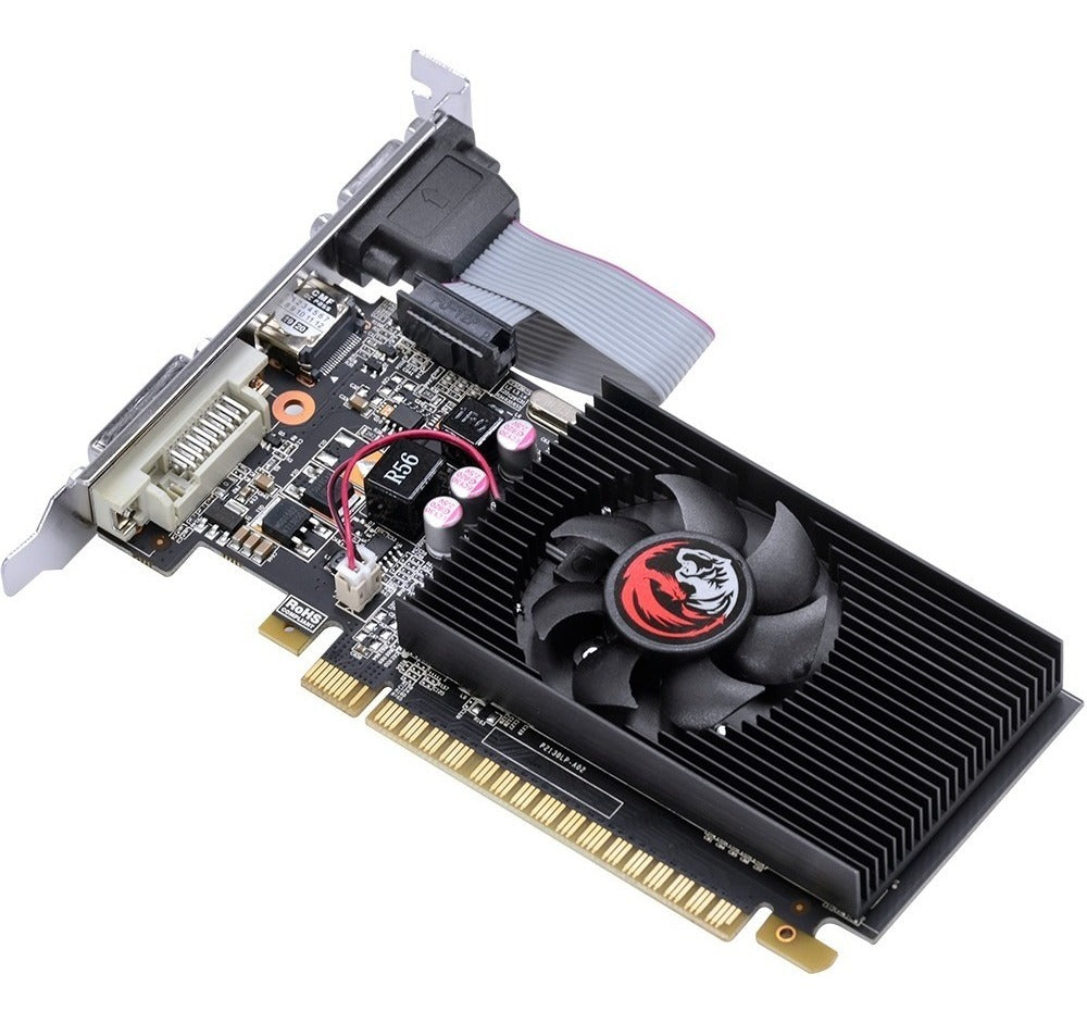 Placa de Vídeo GT710 2GB Afox DDR3 450MHZ- 64BIT- VGA-DVI- HDMI