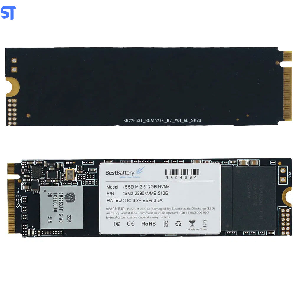 SSD M.2 NVME 512GB Bestbattery SM2-2280