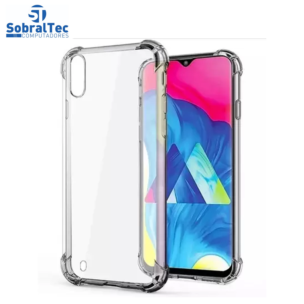 Case De Silicone Transparente  Anti Impacto Para Samsung Galaxy A10s