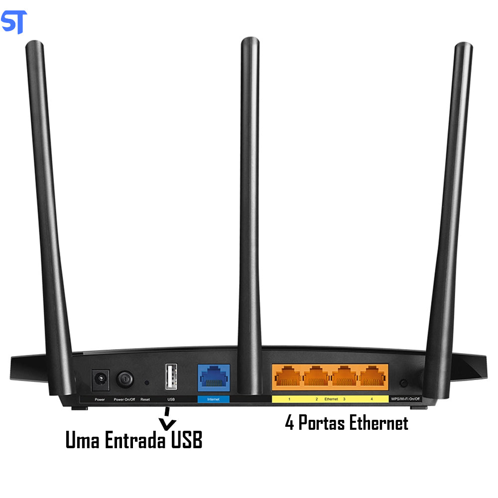 Roteador Archer C7 TPL0473 Dual Band Gigabit AC 1750 -TP-Link