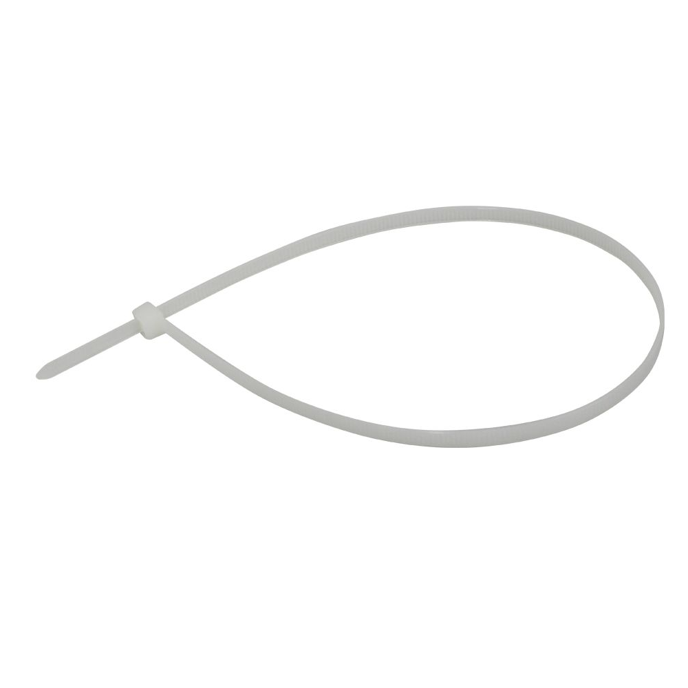 Abraçadeira Enforca Gato de Nylon 20cm X 2,5mm 100PCS - Branca