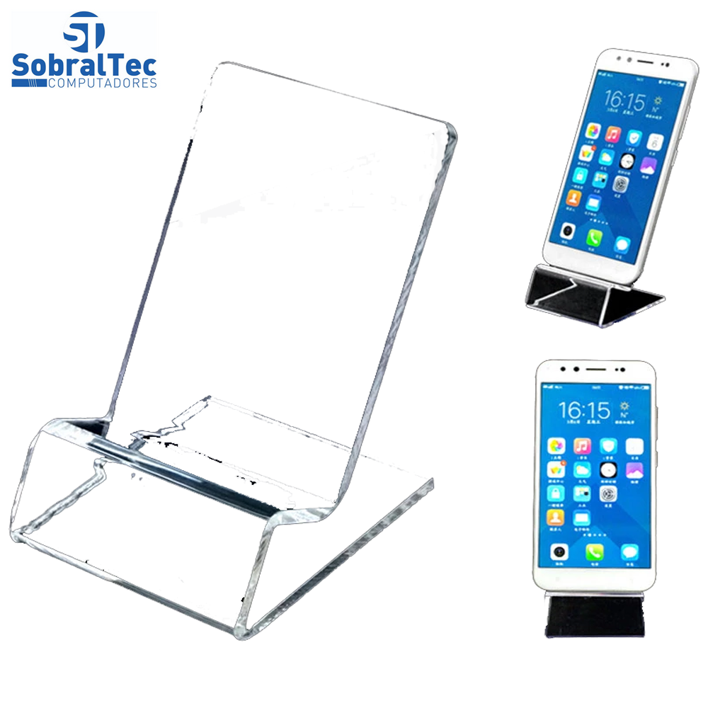 Suporte Para Telefone Em acrílico Com Rotulo PriceTag