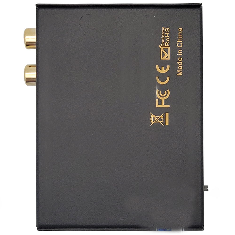 Extrator de Audio Hdmi Spdif 2c/5.1ch Com Splitter 1x2 Com Duas Portas
