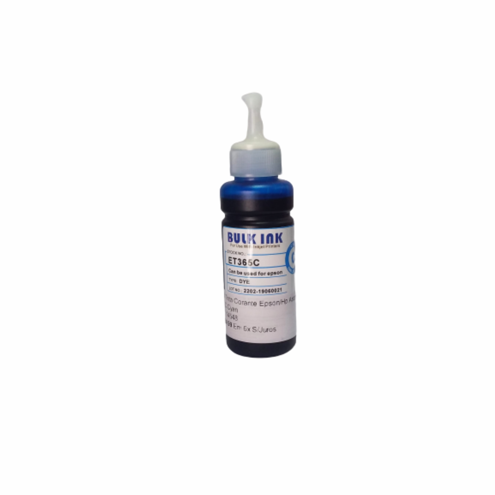 Kit Refil Bulk Ink Tinta Corante Epson-Hp Et 365-664 Aston Et 4 Cores 400ml