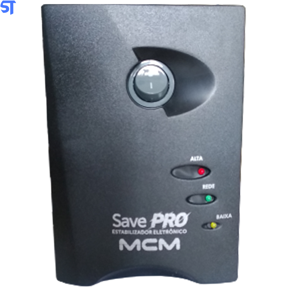Estabilizador 500VA MCM Save Pro Bivolt/115V - Preto