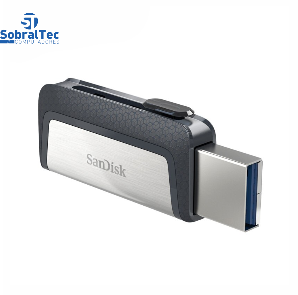Pen Drive 32Gb Dual Drive Tipo-C  e USB 3.1  SanDisk
