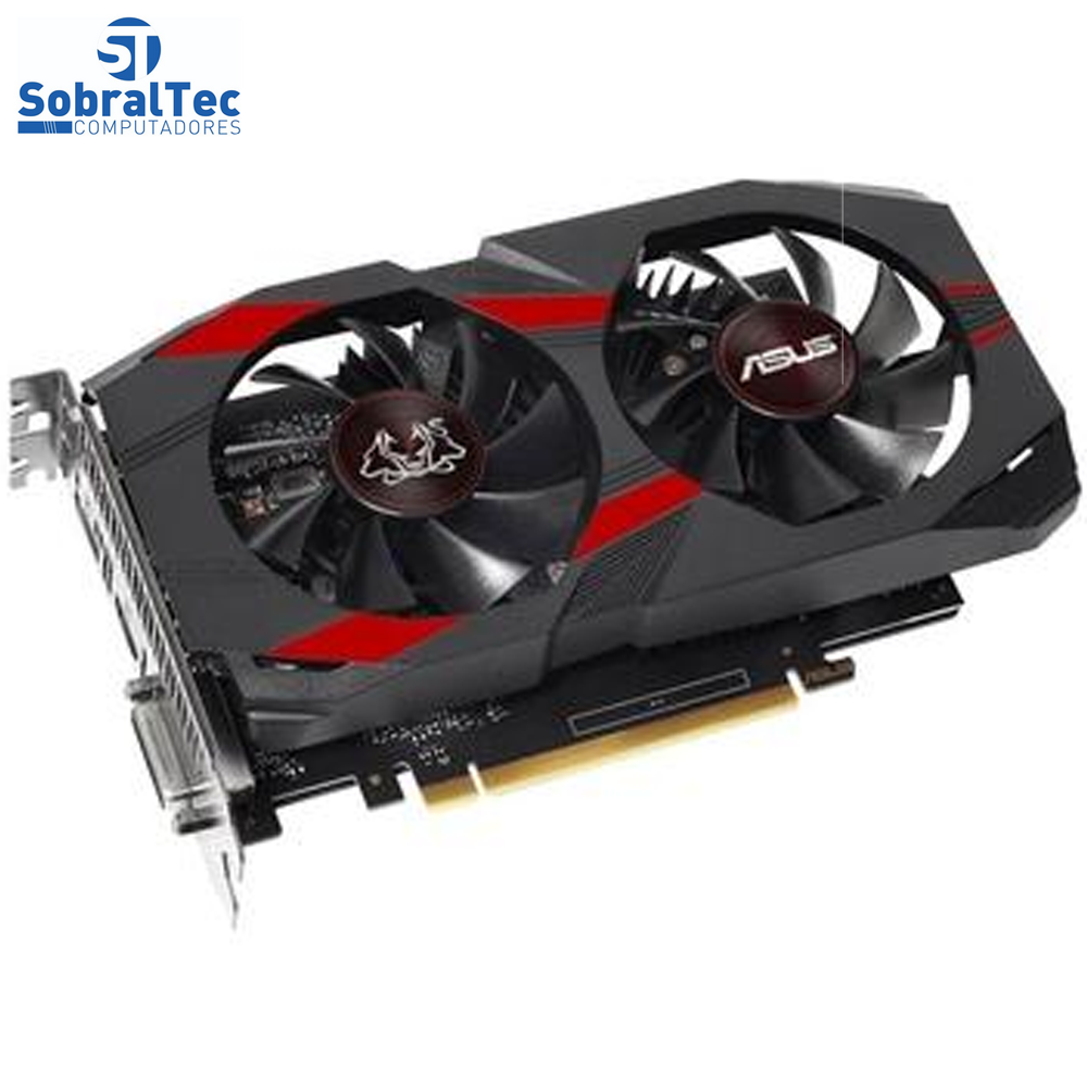 Placa de Vídeo ASUS Cerberus Dual OC 4GB GeForce GTX1050Ti GDDR5 - 128 Bits-GTX1050TI-04G