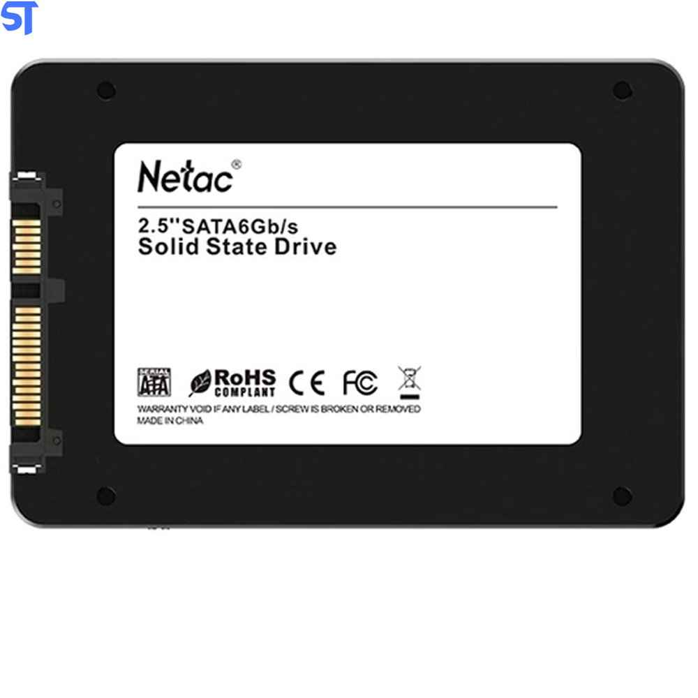 HD SSD Netac 240GB 2.5`SataIII 560Mbps de Leitura 520Mbps de Gravação - 3D Nand