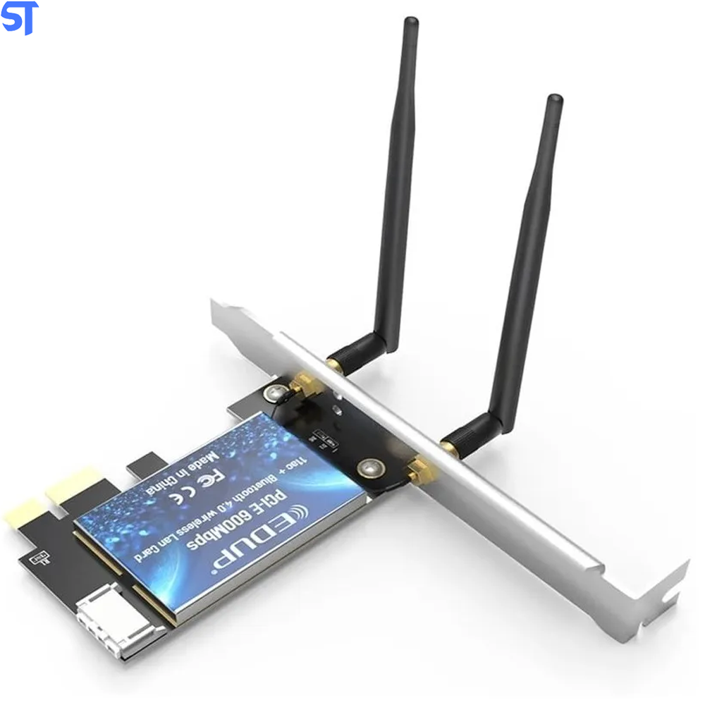 Placa Pci-e Bluetooth 4.0 e Wi-Fi Dual Band 2.4g/5ghz Rede Edup