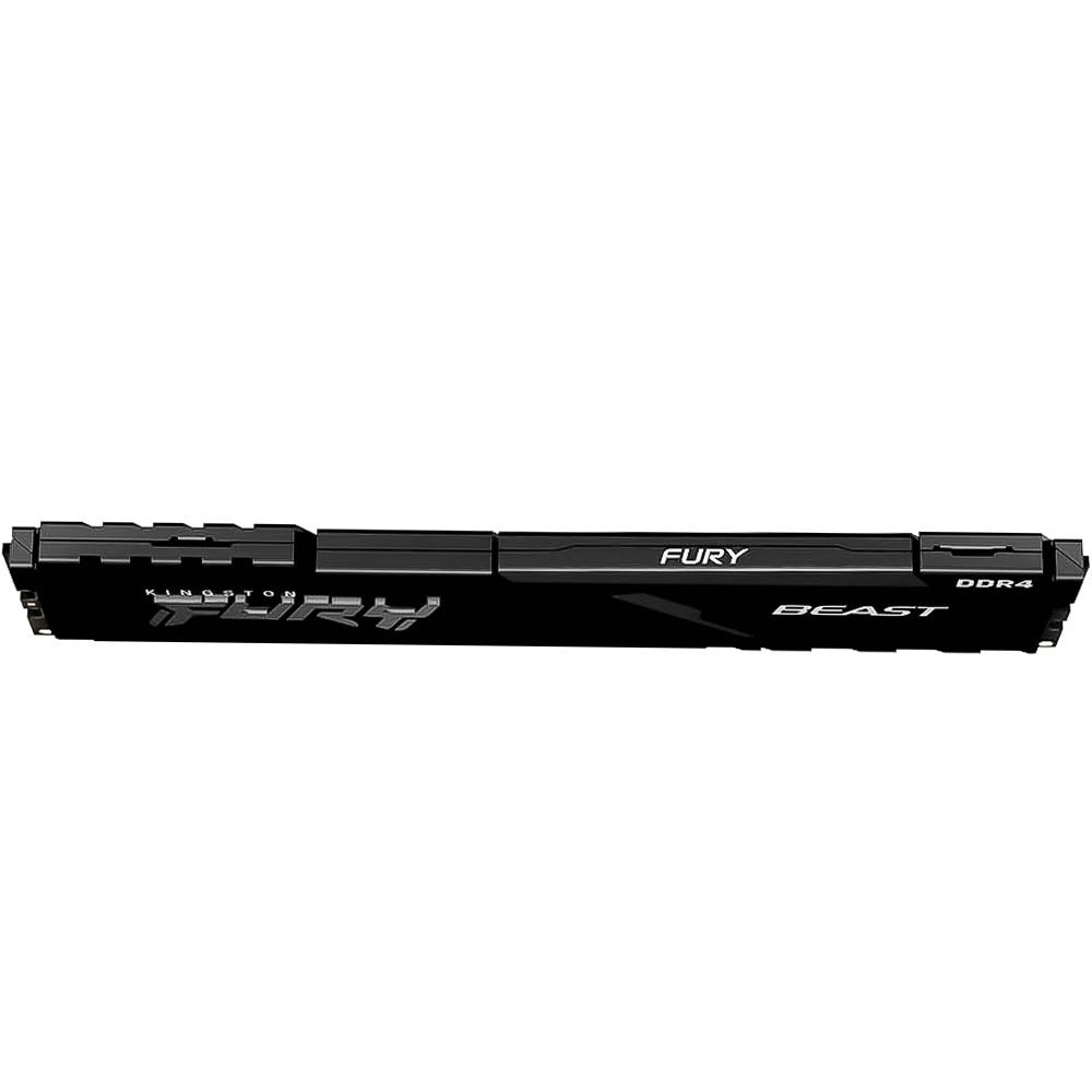 Memória Ram Desktop Kingston Fury Beast 8gb 3200mhz DDR4 1.35v Black - KF32C16BB/8