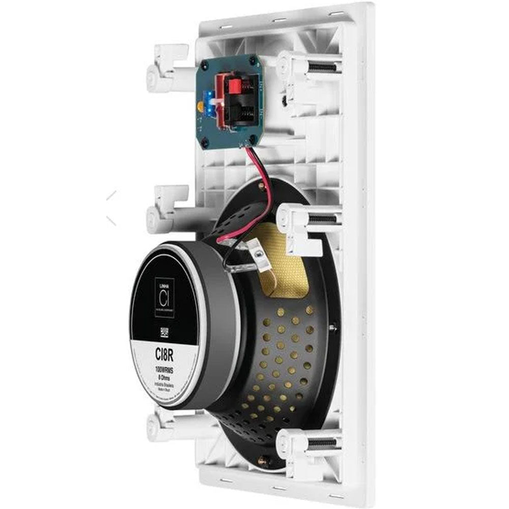 Caixa Acústica de Embutir Retangular JBL CI8R com Cone de Kevlar 8