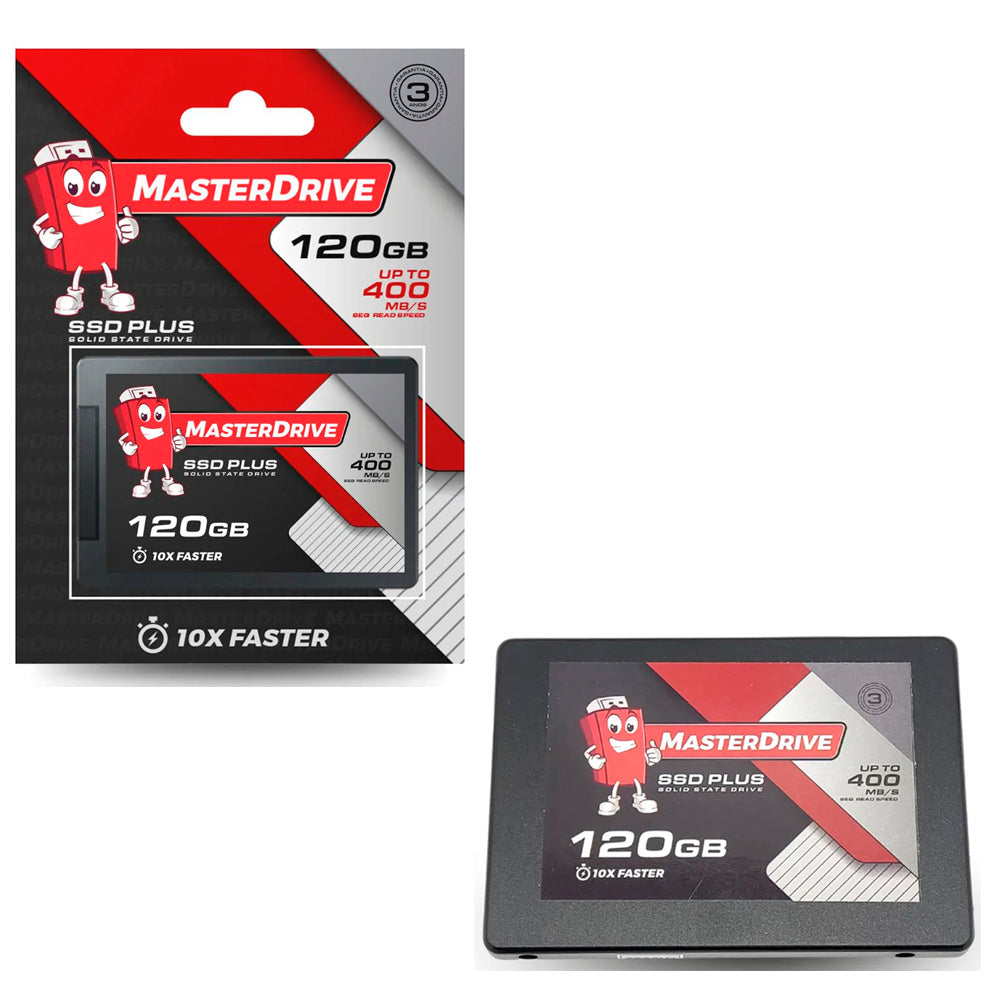 SSD 120GB MasterDrive 400mb/s 10x Faster